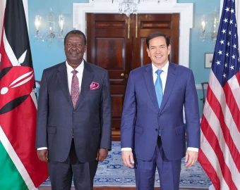 Mudavadi holds bilateral meeting with U.S. Secretary of State Marco Rubio