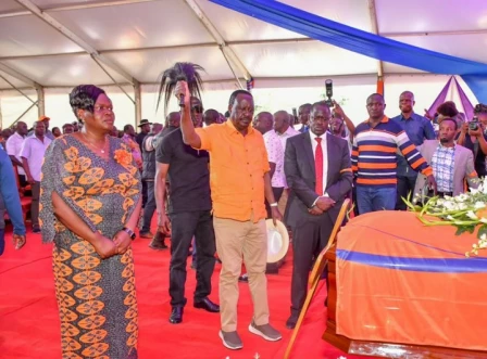 Emotions run high as leaders pay tribute to the late Charles Were 