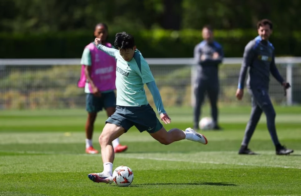 Son gives Tottenham boost ahead of Europa League final