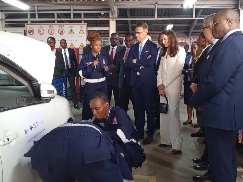 Finland's President Stubb applauds Kenya's progress in skilling youth through Dual Training