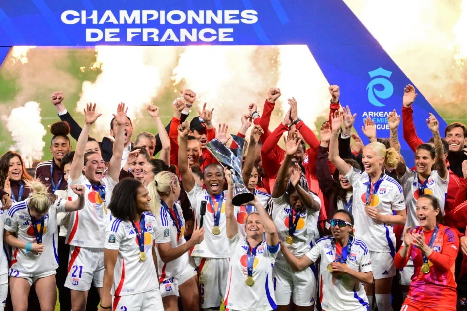 Lyon win fourth French women's crown in a row