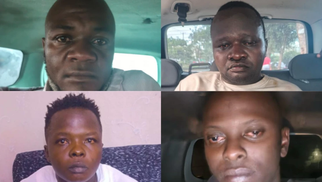 Three Ugandans among 4 arrested over string of robberies in Nairobi, Western