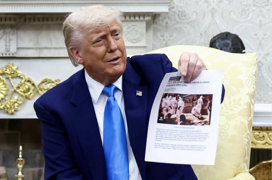 Trump's image of dead 'white farmers' came from Reuters footage in Congo, not South Africa