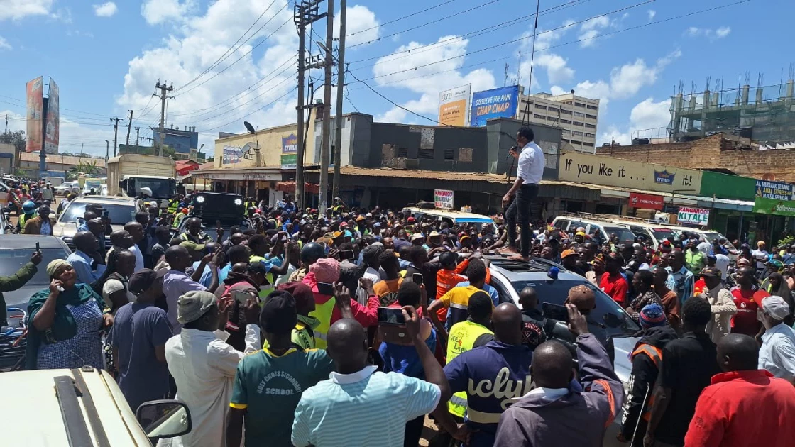 Chaos in Nandi as police unleash teargas during MP Salasya’s rally