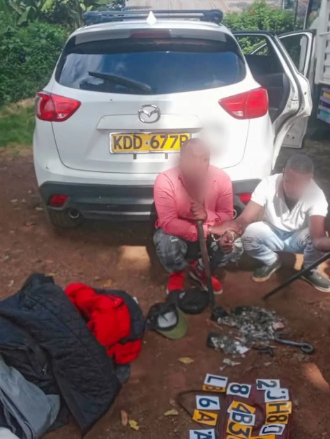 Two suspected criminals arrested in Kiambu