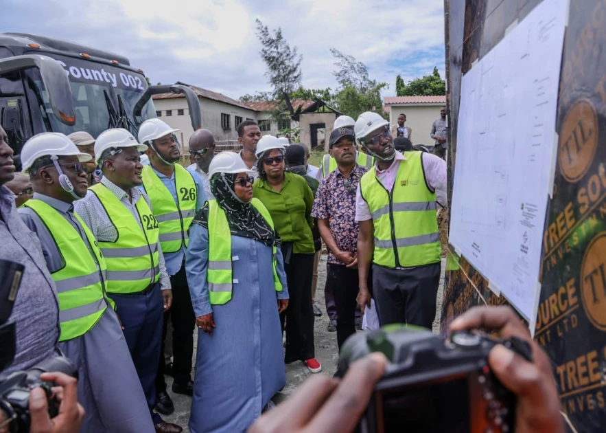 Governor Achani, PS Kimotho launch Mwache Health Center as part of dam project