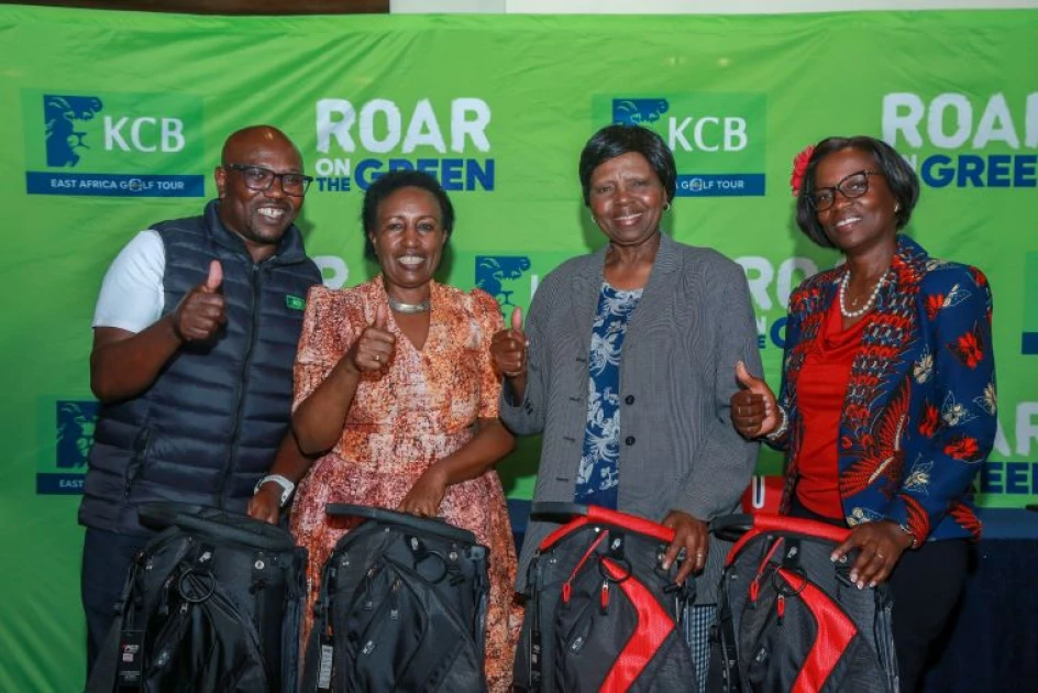 Njendu and Team Shine at KCB Golf Series in Karen