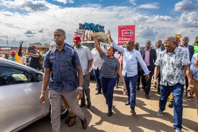DP Kindiki heckled in Nyeri as 'one term' slogans rent the air