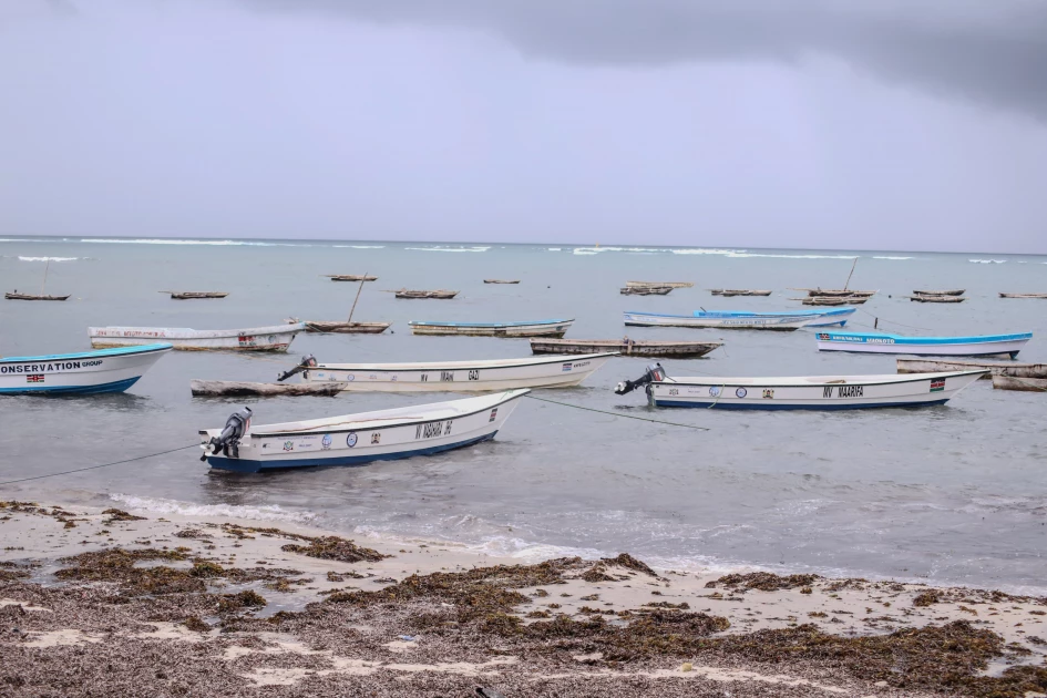 Governor Achani distributes 13 boats to boost seaweed farming, fishing in Kwale