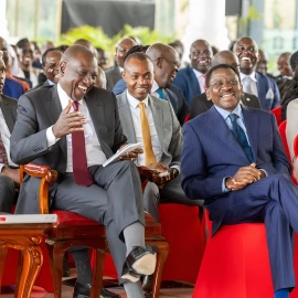Orengo makes U-turn on Raila-Ruto deal as he leads Siaya delegation to State House