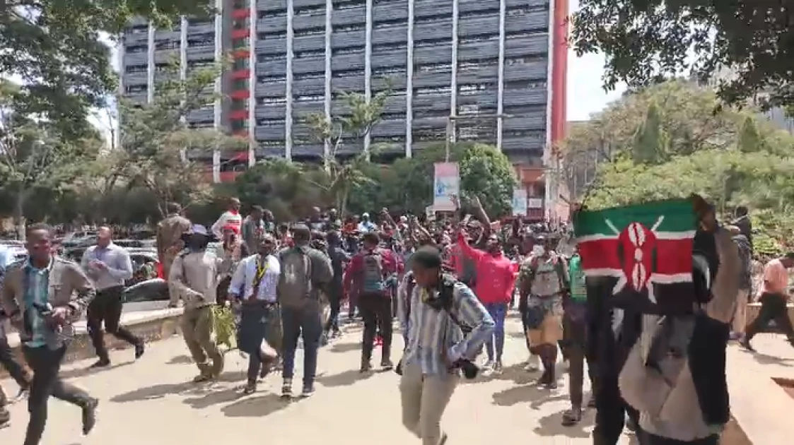 ‘Lagat must go!’ Running battles in Nairobi as Kenyans protest Ojwang’ murder