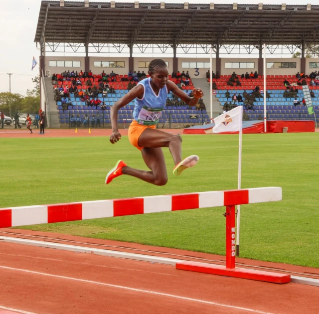 Biwott claims steeplechase title at KDF Championships, eyes world stage