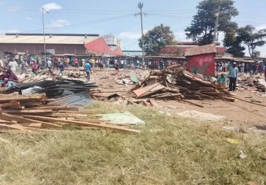 Police, Baba Dogo residents clash over land evictions
