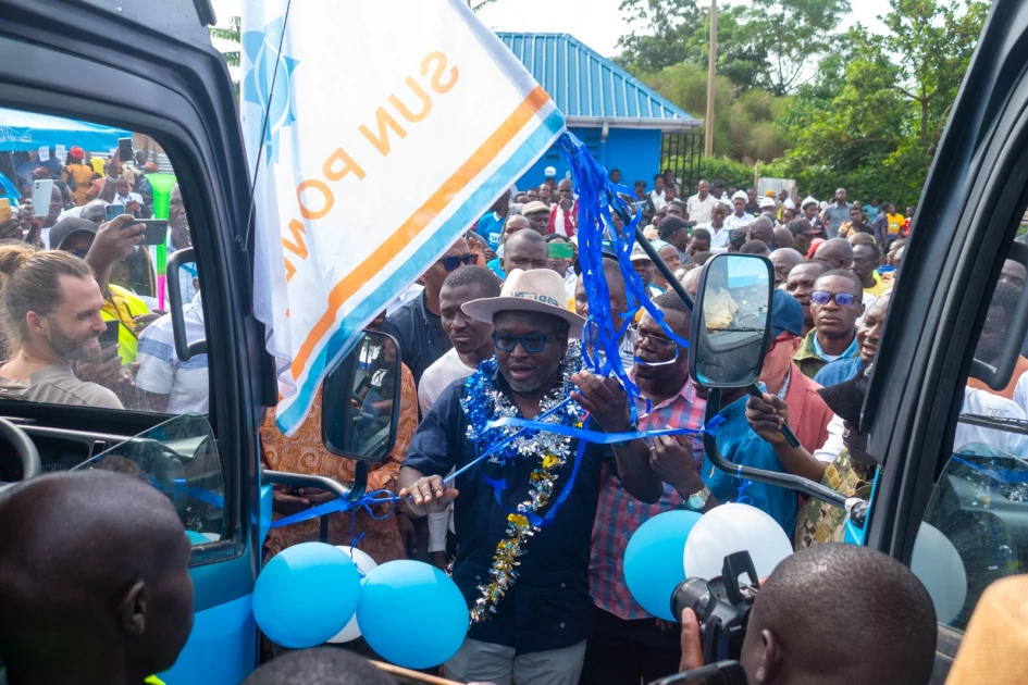 Odede launches new community centre, donates two buses in Siaya
