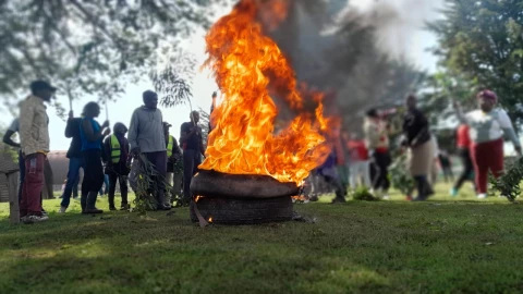 Uproar in Nyandarua after suspect reportedly dies by suicide in police cell