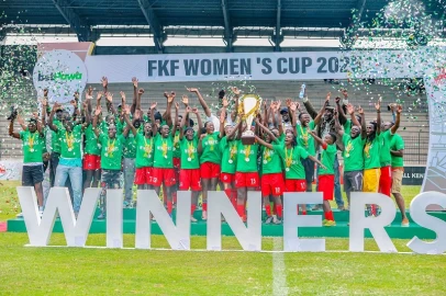 Kibera Soccer Women win FKF Cup  