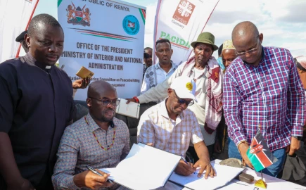 Marsabit: Gabra, Dasanaach communities sign historic peace deal after 160 years of conflict