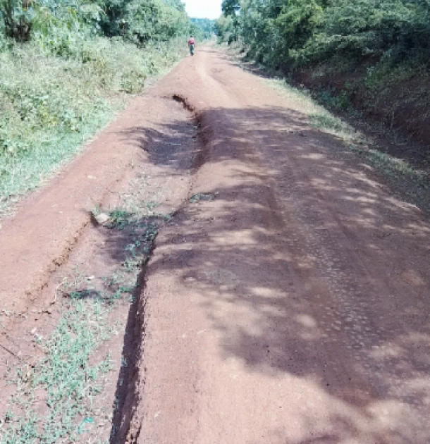 Busia residents protest against poor state of roads