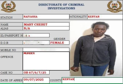 Jane Wambui Njoroge murder: Clinical Officers demand justice as house help arrested in Naivasha
