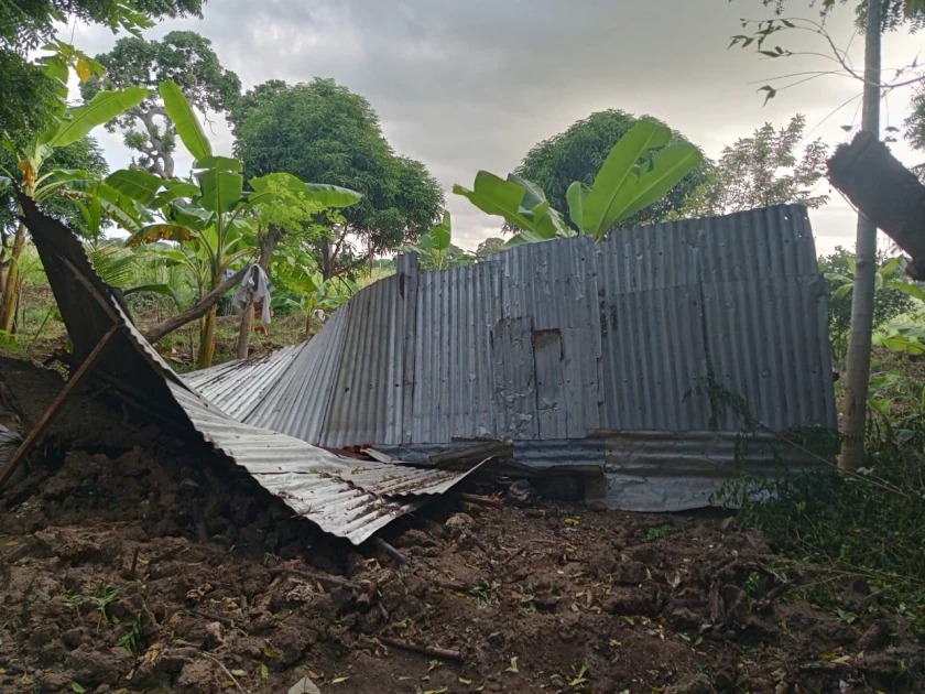 Strong winds continue to cause damage in Kilifi  