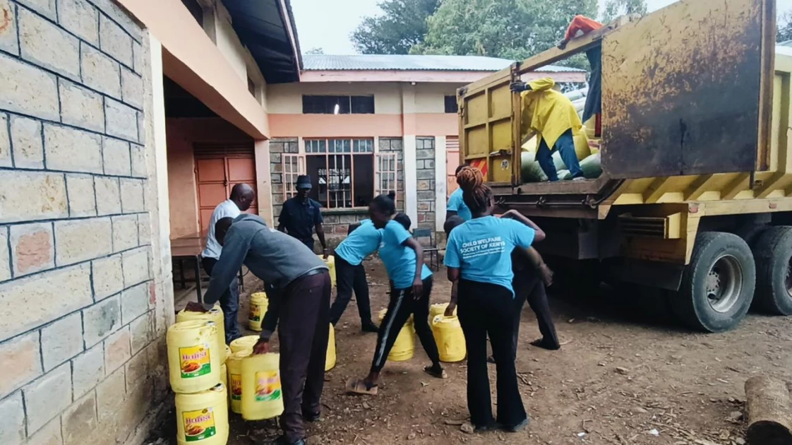 14,000 students in flood-hit Nyando get emergency food support from Child Welfare Society