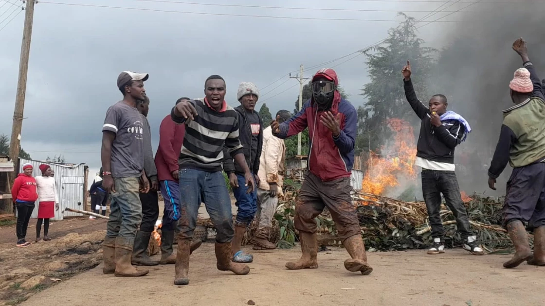 Protests in Nanyuki over alleged torture of Julia Njoki in police custody before her death