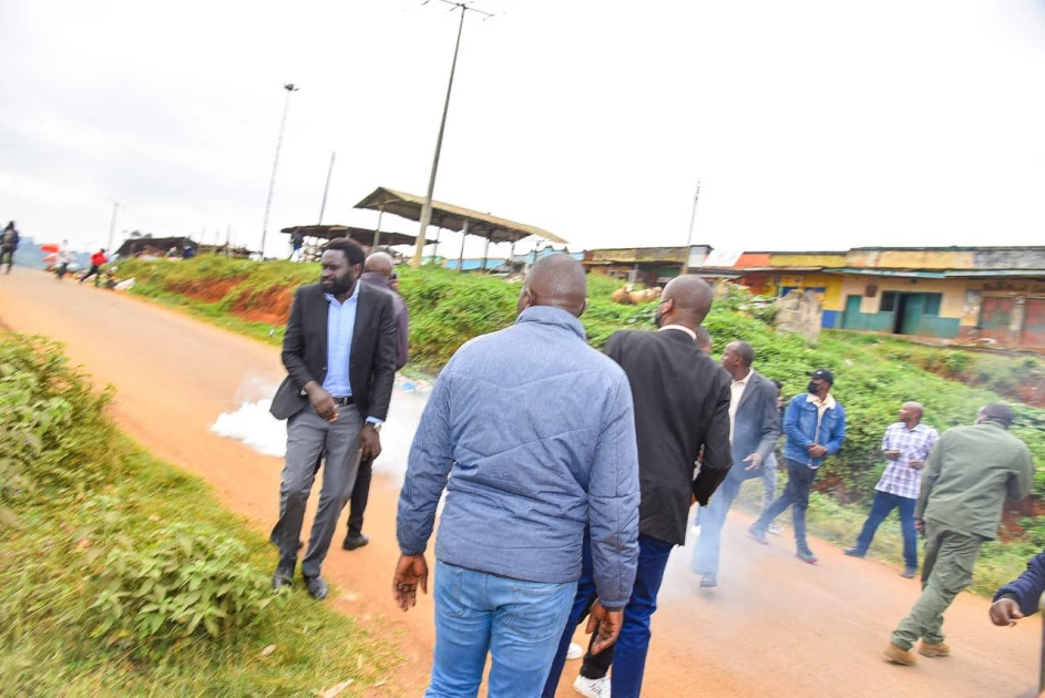 Tensions flare as police disrupt Gachagua allies' rally in Murang’a for second week Tensions flare as police disrupt Gachagua allies' rally in Murang’a for second week