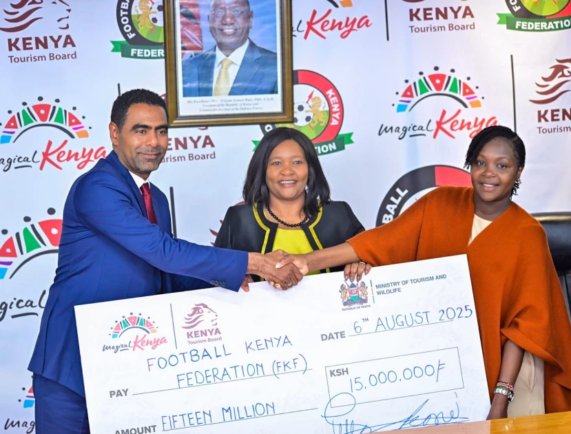 FKF signs Ksh15million deal with Kenya Tourism Board FKF signs Ksh15million deal with Kenya Tourism Board