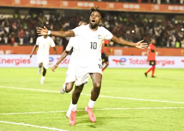 CHAN 2024: Maestro Odhiambo scores from the spot as 10-man Harambee Stars hold Angola