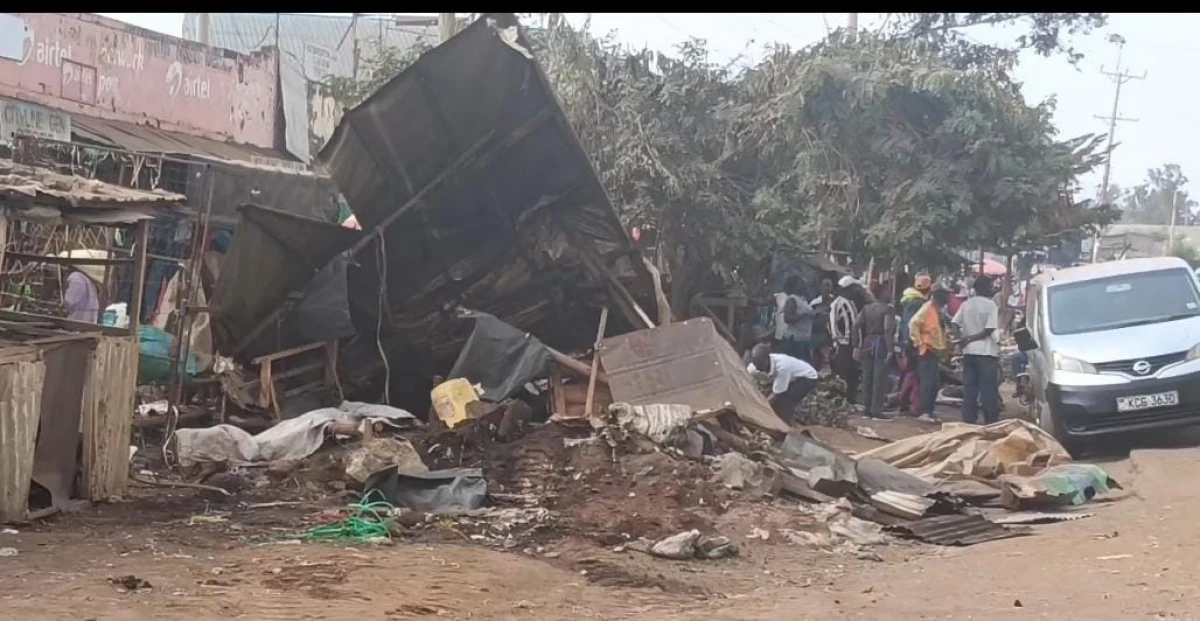 Ngurubani traders lament after being caught unawares as KeNHA clears road reserves Ngurubani traders lament after being caught unawares as KeNHA clears road reserves