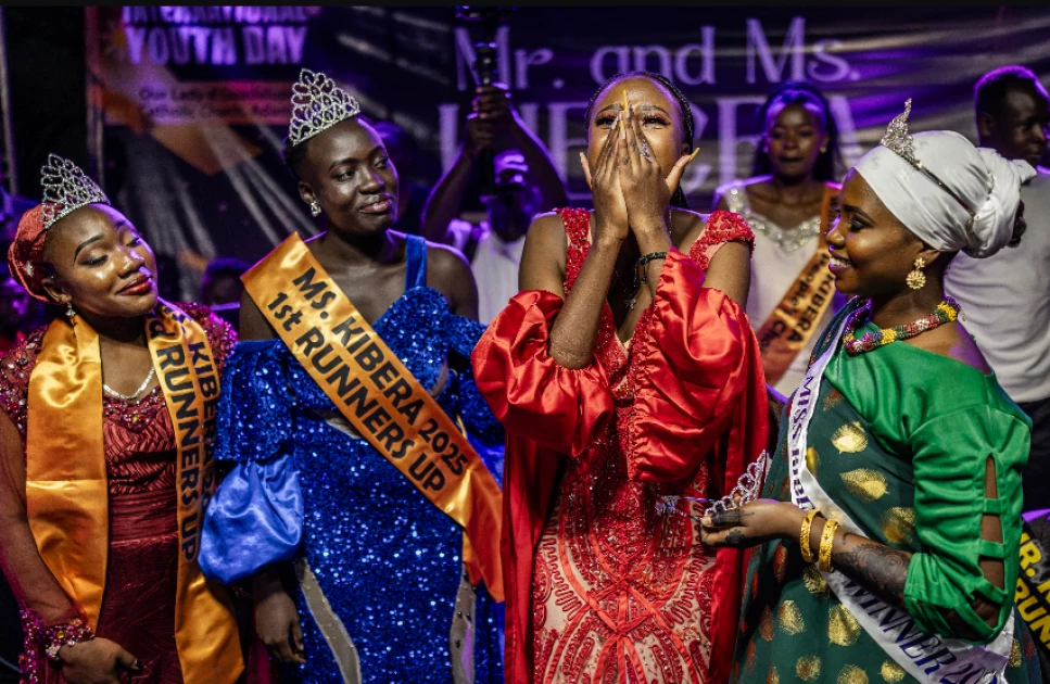 'Its a microphone': Nairobi slum pageant gives platform to voiceless 'Its a microphone': Nairobi slum pageant gives platform to voiceless