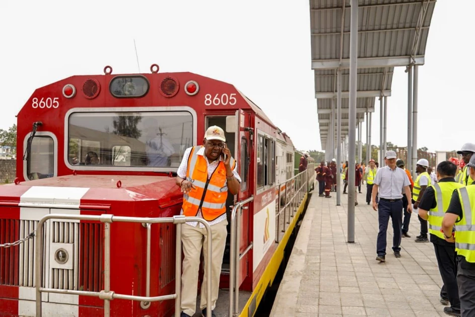 Railway line linking Mombasa SGR terminus to city centre complete Railway line linking Mombasa SGR terminus to city centre complete