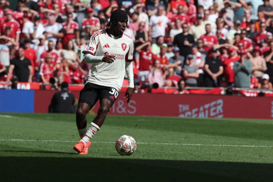 Liverpool's Frimpong out for several weeks with hamstring injury Liverpool's Frimpong out for several weeks with hamstring injury