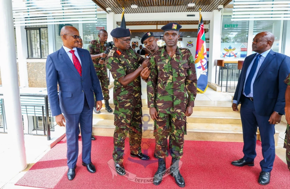 Boniface Muchiri gets KDF promotion after CHAN heroics Boniface Muchiri gets KDF promotion after CHAN heroics
