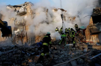Russian missiles pound Ukraine, damage EU and British offices Russian missiles pound Ukraine, damage EU and British offices
