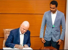 FIFA president Infantino in Kenya ahead of CHAN final