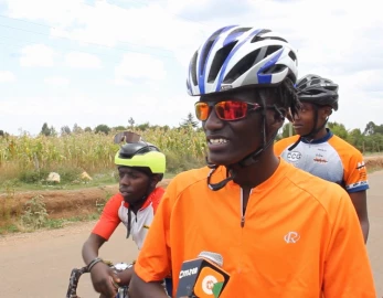 Kenyan triplets with Autism eye historic cycling debut in France Kenyan triplets with Autism eye historic cycling debut in France