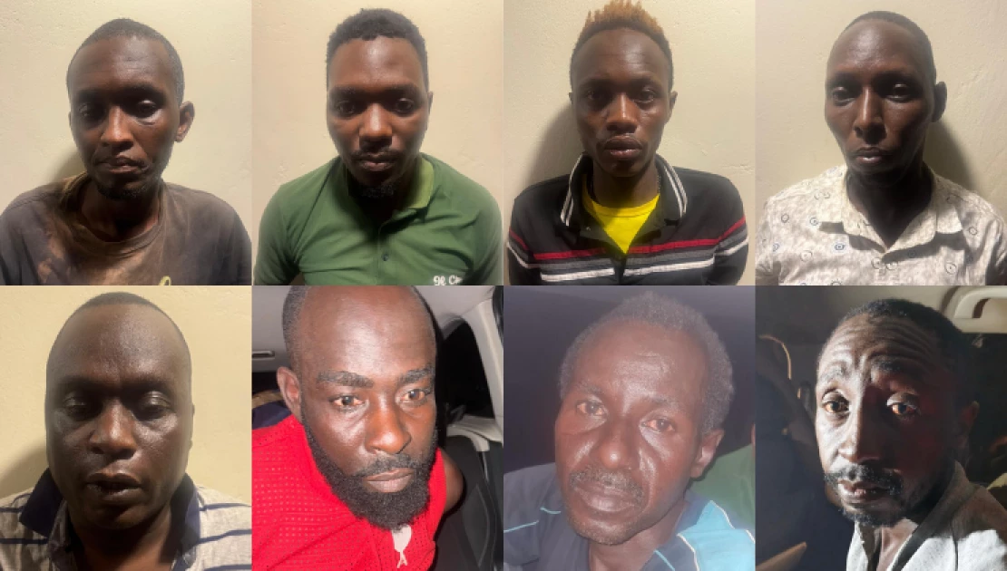 Eight suspects arrested in Makueni over series of robberies in Nakuru, Nairobi, Mombasa