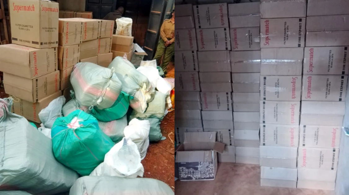 Suspect in possession of contraband cigarettes arrested in Kirinyaga