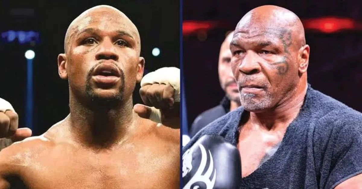 Mike Tyson and Floyd Mayweather to clash in spectacular boxing match Mike Tyson and Floyd Mayweather to clash in spectacular boxing match