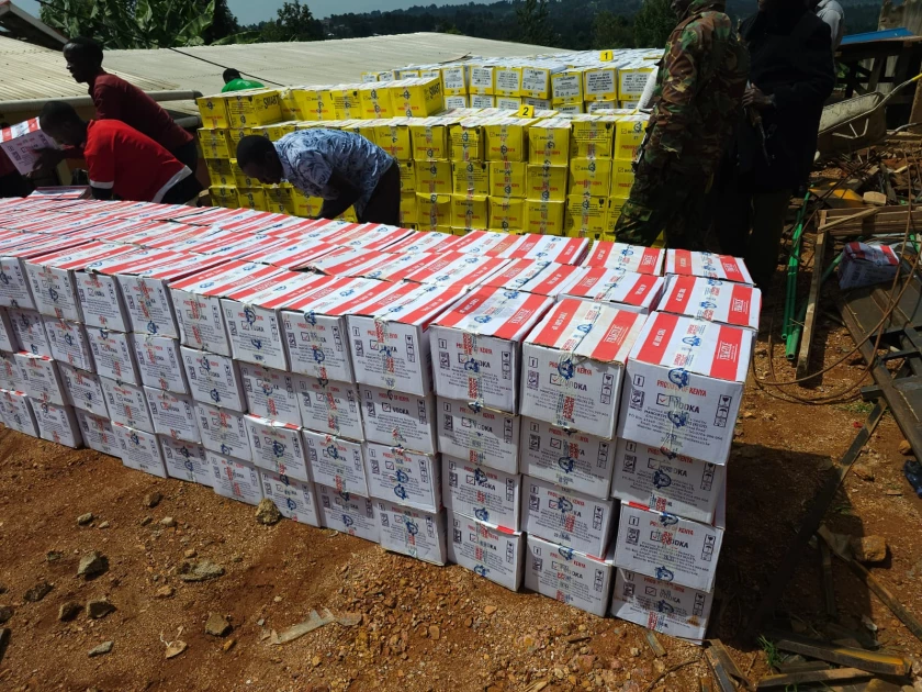 One arrested as NACADA seizes counterfeit alcohol worth Ksh.16M in Nyamira