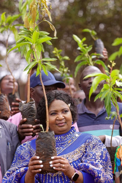 Plant more trees to safeguard the nation's future-DP's spouse urges 