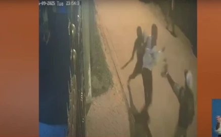 Three-man gang captured on CCTV terrorising Mombasa residents