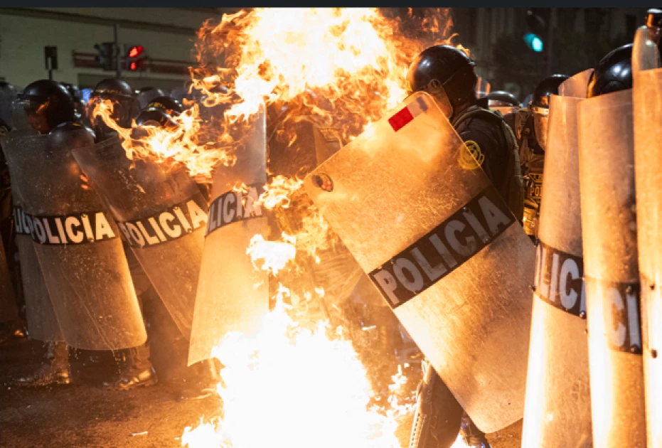 At least 18 injured in violence at Peru anti-government protests At least 18 injured in violence at Peru anti-government protests