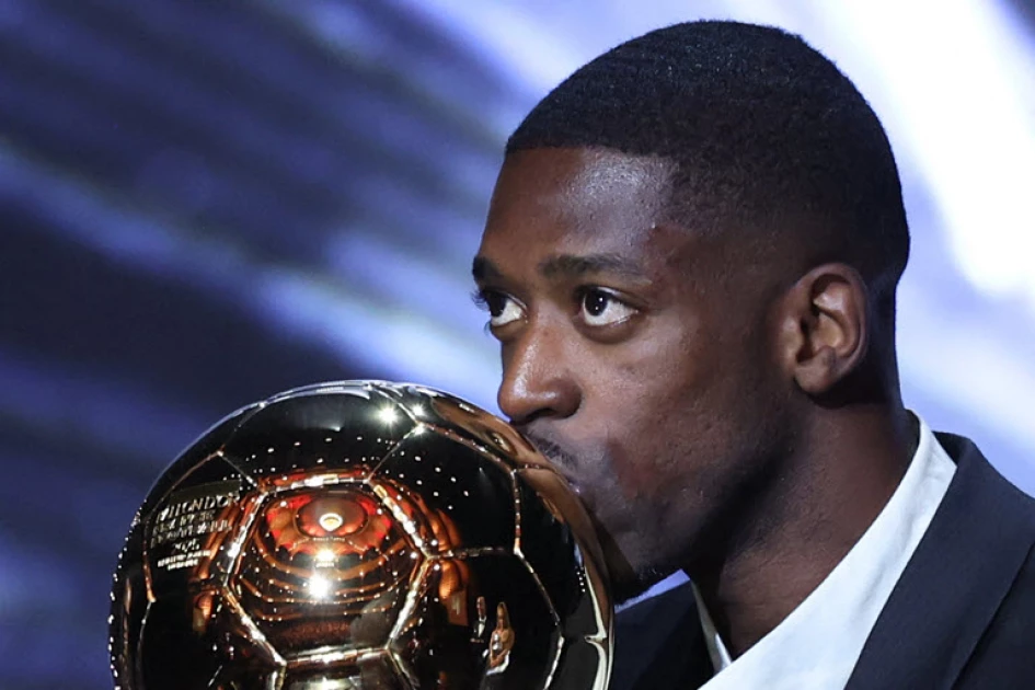 PSG star Dembele beats Yamal to Ballon d'Or, breaks down in tears 