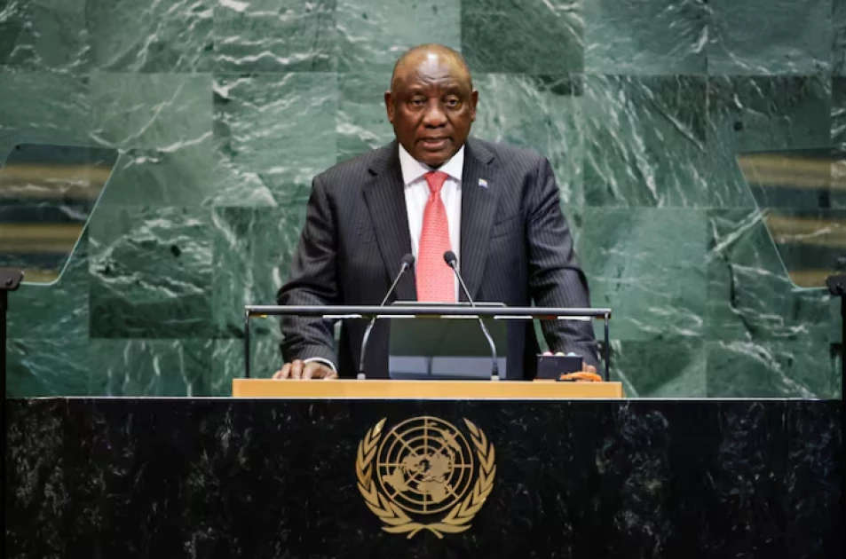 South Africa's president says trade is being used as a 'weapon'