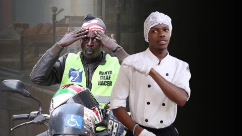Inside Nairobi bakery run by deaf people