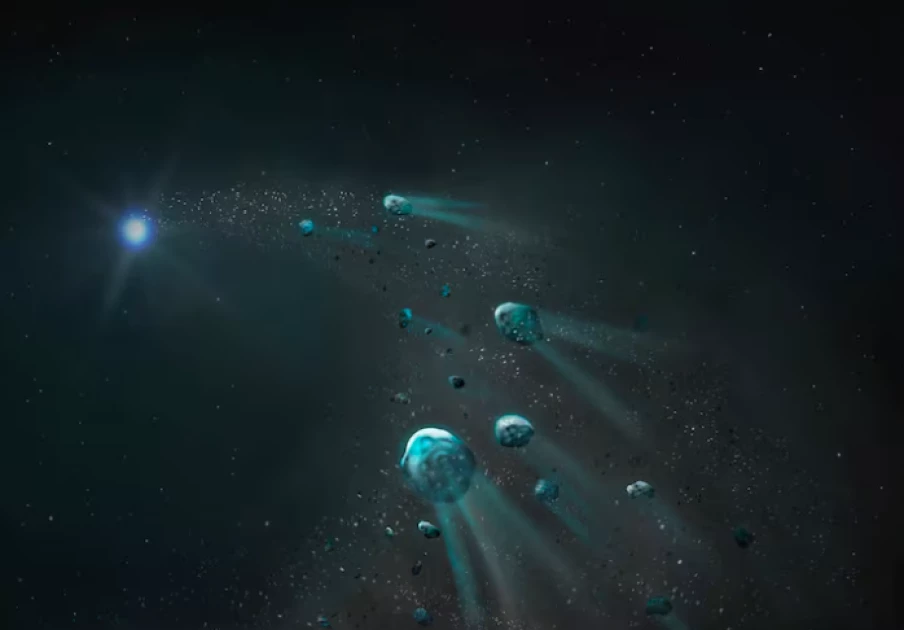 Astronomers spot white dwarf that guzzled a Pluto-like world