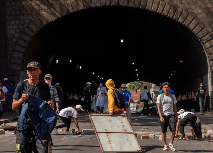Curfew declared in Madagascar capital after violent protests