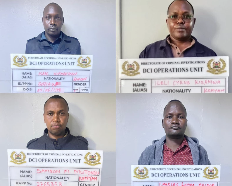 Four police officers arrested over illegal firearms trade